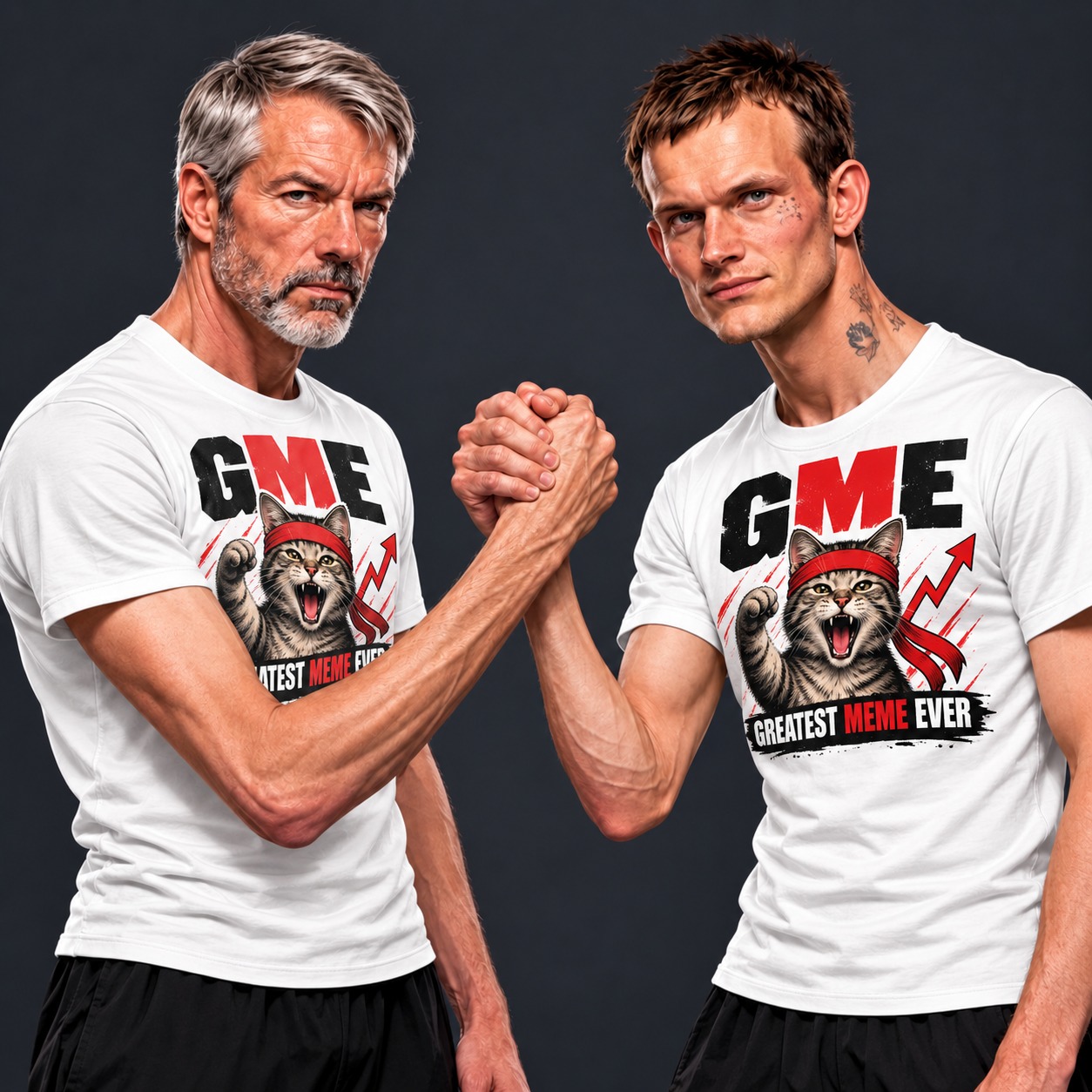 Retail versus the hedge funds, arm wrestle
